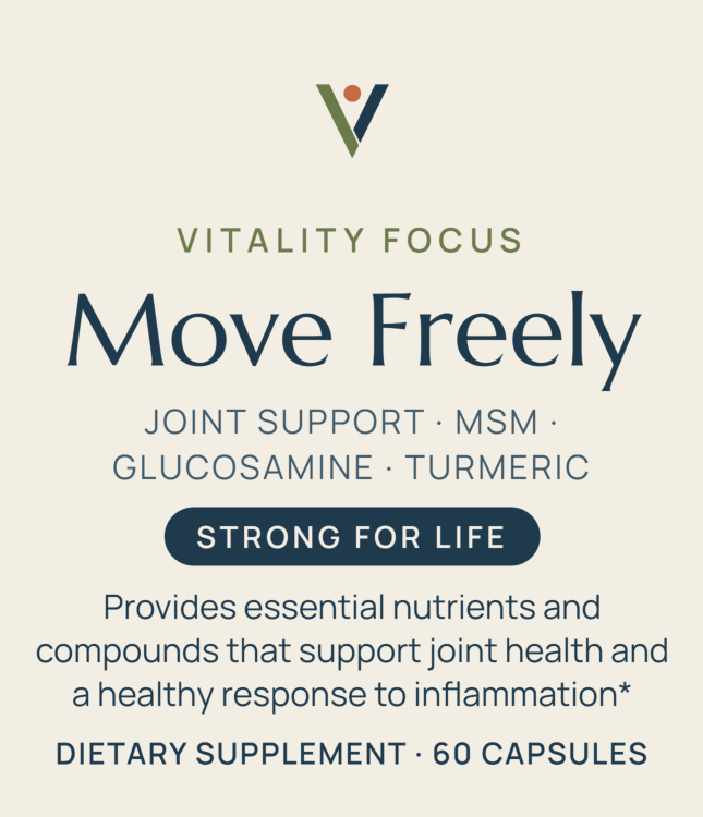 Move Freely front label