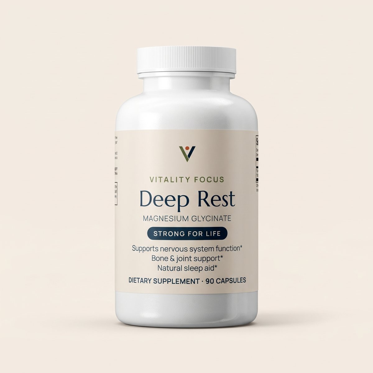 Deep Rest label: Magnesium glycinate