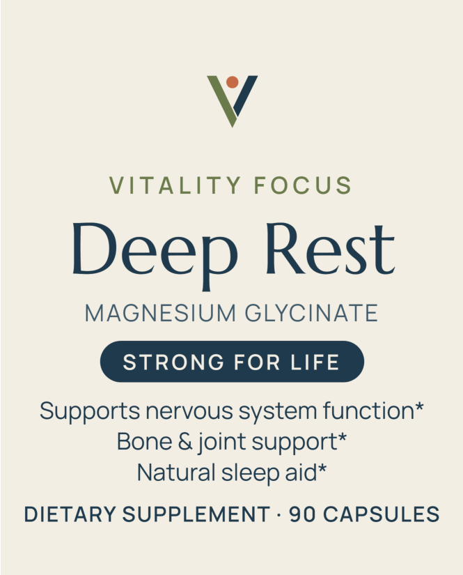 Deep Rest front label